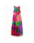 Desigual Rochie de zi Sandall 23SWVW91 Colorat Regular Fit - Pled.ro