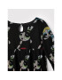 Desigual Rochie de zi THE POWERPUFF GIRLS 22WGVK18 Negru Relaxed Fit - Pled.ro