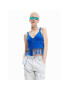 Desigual Top 23SWMF01 Albastru Regular Fit - Pled.ro