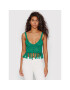 Desigual Top Crochet 22SWTKAJ Verde Regular Fit - Pled.ro