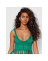 Desigual Top Crochet 22SWTKAJ Verde Regular Fit - Pled.ro