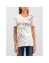 Desigual Tricou 19WWTKCZ Alb Regular Fit - Pled.ro