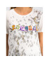 Desigual Tricou 19WWTKCZ Alb Regular Fit - Pled.ro