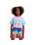 Desigual Tricou 23SGTK02 Colorat Flare Fit - Pled.ro