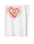 Desigual Tricou 23SGTK20 Alb Regular Fit - Pled.ro