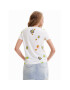 Desigual Tricou 23SWTKAJ Bej Regular Fit - Pled.ro