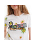 Desigual Tricou 23SWTKAJ Bej Regular Fit - Pled.ro