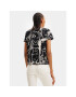 Desigual Tricou 23WWTK11 Negru Regular Fit - Pled.ro