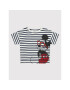 Desigual Tricou DISNEY Mickey 22SGTK29 Alb Regular Fit - Pled.ro