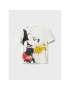 Desigual Tricou DISNEY Mickey 22WWTK80 Alb Regular Fit - Pled.ro