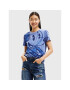 Desigual Tricou DISNEY Mickey Albastru Regular Fit - Pled.ro