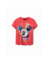 Desigual Tricou DISNEY Mickey Crash 23SWTK59 Roșu Regular Fit - Pled.ro