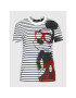 Desigual Tricou DISNEY Mickey Vida 22SWTK73 Alb Regular Fit - Pled.ro