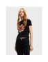 Desigual Tricou Elda 22WWTK41 Negru Regular Fit - Pled.ro