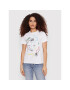 Desigual Tricou Faces 22SWTKAB Alb Regular Fit - Pled.ro