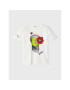 Desigual Tricou Flow 22WWTK89 Alb Regular Fit - Pled.ro