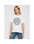 Desigual Tricou Galactic Now 21SOTK26 Alb Oversize - Pled.ro