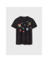 Desigual Tricou Horizonte 22WWTKA3 Negru Regular Fit - Pled.ro