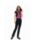 Desigual Tricou Love All You 23SWTKAV Negru Regular Fit - Pled.ro