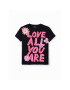 Desigual Tricou Love All You 23SWTKAV Negru Regular Fit - Pled.ro