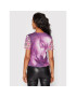 Desigual Tricou Orana 22SWTKAG Violet Slim Fit - Pled.ro