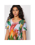 Desigual Tricou Parrot 22SWTKAX Colorat Regular Fit - Pled.ro