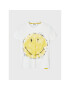 Desigual Tricou SMILEY Ria 22WWTKAJ Alb Regular Fit - Pled.ro