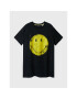 Desigual Tricou SMILEY Ria 22WWTKAJ Negru Regular Fit - Pled.ro