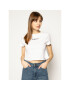 Desigual Tricou Sonar Crop 20SWTKDG Alb Regular Fit - Pled.ro