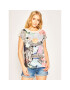 Desigual Tricou Viena 20SWTK92 Colorat Regular Fit - Pled.ro