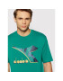 Diadora Tricou Shield 102.177748 Verde Regular Fit - Pled.ro