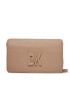 DKNY Geantă Seventh Avenue Md Fl R33EKY30 Bej - Pled.ro