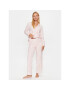 DKNY Pijama YI2822590 Roz Regular Fit - Pled.ro