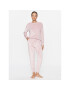 DKNY Pijama YI2822695 Roz Regular Fit - Pled.ro