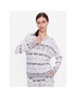 DKNY Pijama YI2919259 Alb Regular Fit - Pled.ro