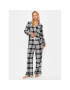 DKNY Pijama YI2922591 Negru Regular Fit - Pled.ro