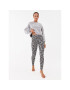 DKNY Pijama YI2922671 Gri Regular Fit - Pled.ro