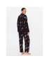 DKNY Pijama YI2922686F Negru Regular Fit - Pled.ro