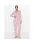 DKNY Pijama YI2922692 Roz Regular Fit - Pled.ro