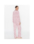 DKNY Pijama YI2922692 Roz Regular Fit - Pled.ro