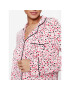 DKNY Pijama YI2922692 Roz Regular Fit - Pled.ro