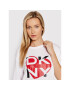 DKNY Pijama YI3122448 Alb Regular Fit - Pled.ro