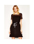 DKNY Rochie cocktail P0BBGEWP Negru Regular Fit - Pled.ro