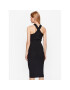 DKNY Rochie tricotată P3DUAJ29 Negru Slim Fit - Pled.ro