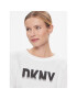 DKNY Sport Bluză DP3T9623 Alb Relaxed Fit - Pled.ro