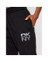 DKNY Sport Pantaloni trening DP1P2620 Negru Regular Fit - Pled.ro