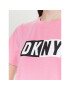 DKNY Sport Tricou DP2T5894 Roz Classic Fit - Pled.ro