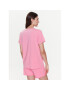 DKNY Sport Tricou DP2T6749 Roz Classic Fit - Pled.ro