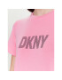 DKNY Sport Tricou DP2T6749 Roz Classic Fit - Pled.ro