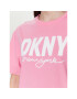 DKNY Sport Tricou DP3T9323 Roz Classic Fit - Pled.ro